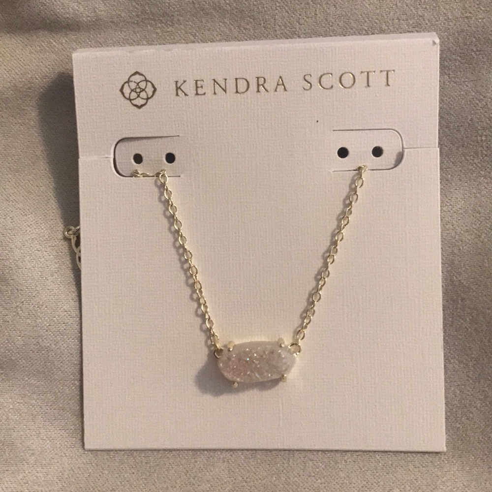 Kendra Scott Gold with Drusy necklace